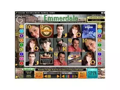Emmerdale iGlobal Media Slots - Main Screen Reels