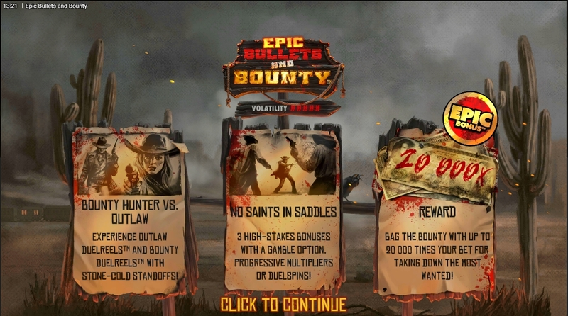 Epic Bullets and Bounty Hacksaw Gaming Slots - Info and Rules