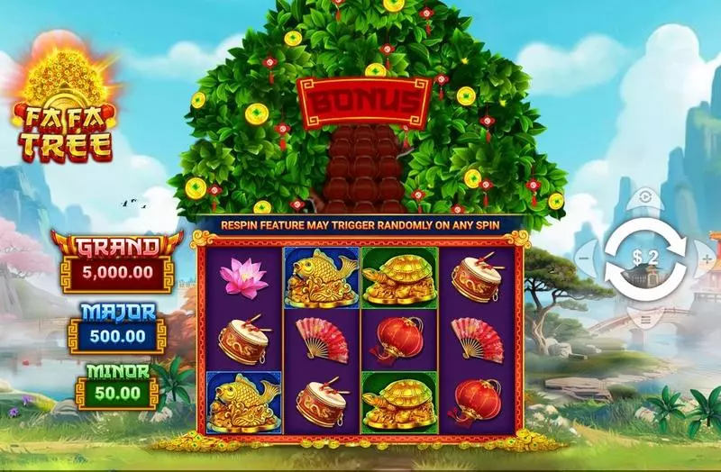 Fa Fa Tree Wizard Games Slots - Introduction Screen