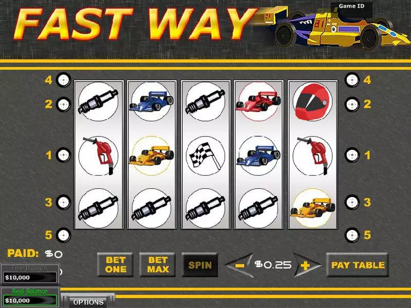 Fast Way DGS Slots - Main Screen Reels