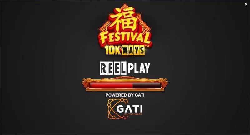 Festival 10K Ways ReelPlay Slots - Introduction Screen