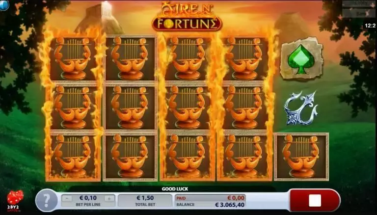 Fire N’ Fortune 2 by 2 Gaming Slots - Main Screen Reels