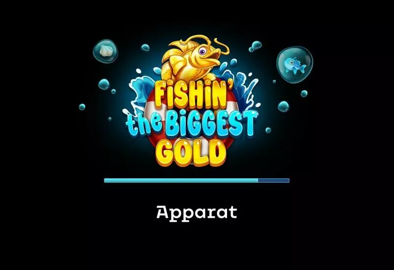 Fishing the Biggest Gold  Slots - Introduction Screen