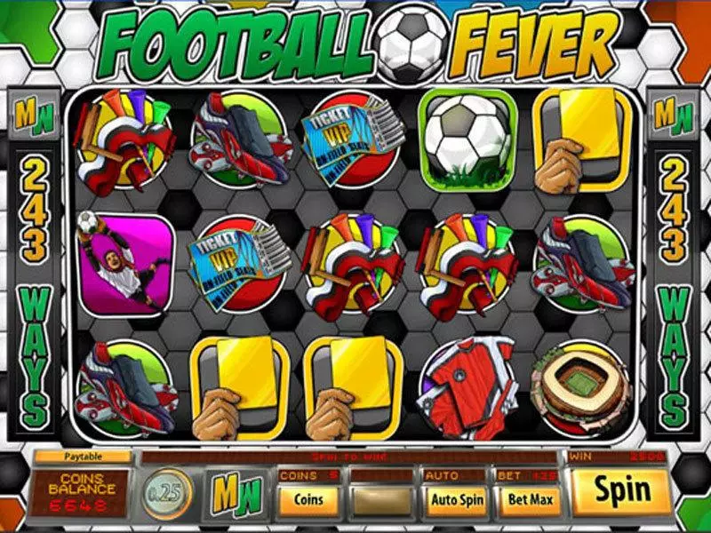 Football Fever Saucify Slots - Main Screen Reels