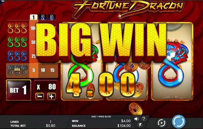 Fortune Dragon Genesis Slots - Winning Screenshot