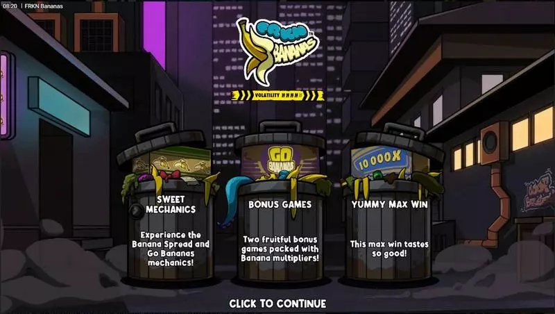 FRKN Bananas Hacksaw Gaming Slots - Info and Rules