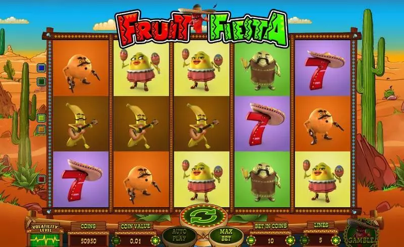 Fruit Fiesta Wazdan Slots - Main Screen Reels
