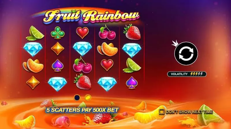 Fruit Rainbow Pragmatic Play Slots - Info and Rules