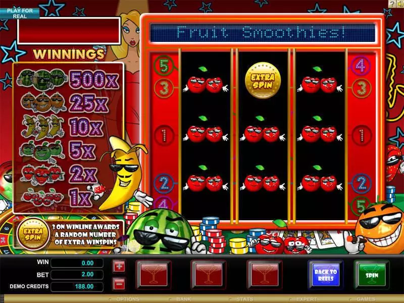 Fruit Smoothie Microgaming Slots - Bonus 1