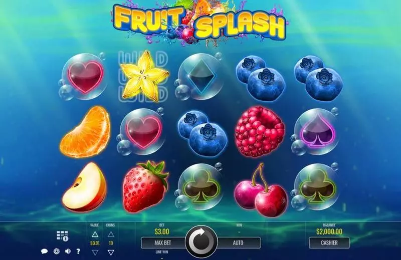 Fruit Splash Rival Slots - Main Screen Reels