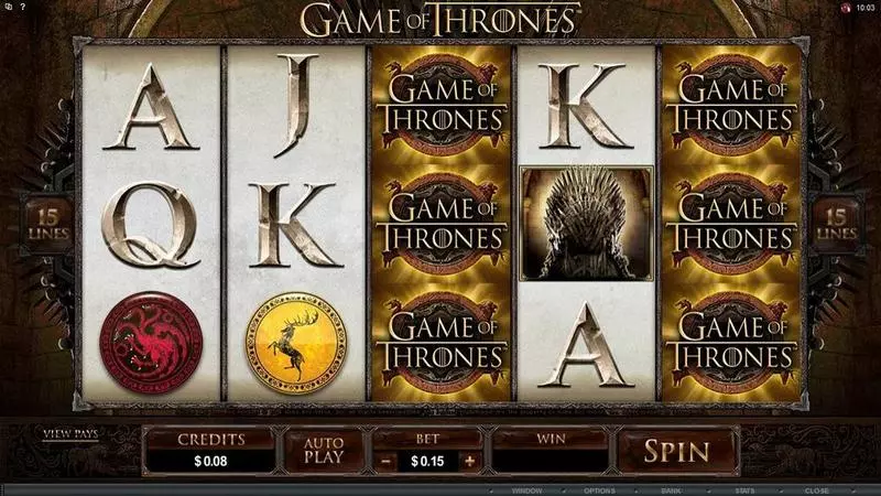 Game of Thrones - 15 Lines Microgaming Slots - Info and Rules
