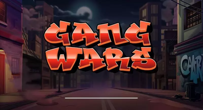 Gang Wars Greentube Slots - Introduction Screen