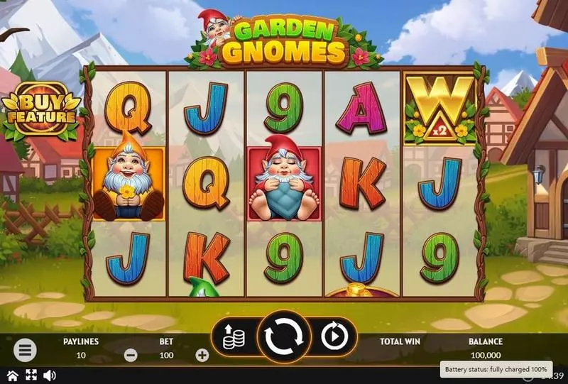 Garden Gnomes Apparat Gaming Slots - Main Screen Reels