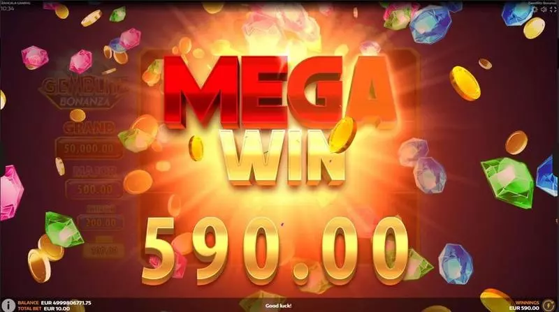 GemBlitz Bonanza Mancala Gaming Slots - Winning Screenshot