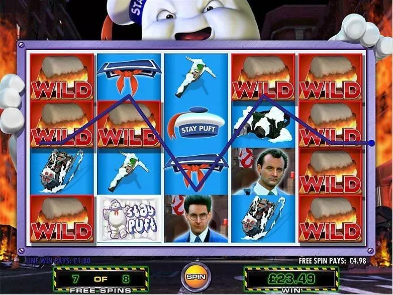 Ghostbusters IGT Slots - Introduction Screen
