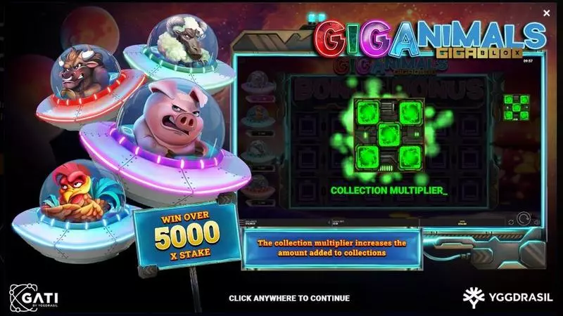 Giganimals GigaBlox Yggdrasil Slots - Info and Rules