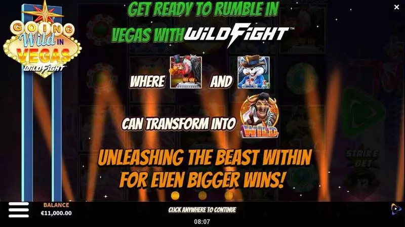 Going Wild in Vegas Wild Fight ReelPlay Slots - Info and Rules