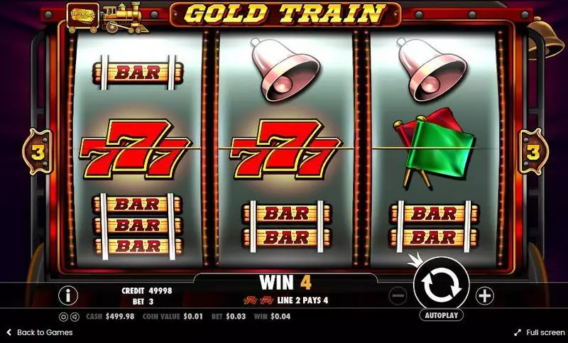 Gold Train Pragmatic Play Slots - Main Screen Reels