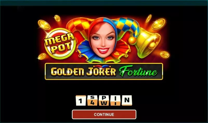 Golden Joker Fortune 1Spin4Win Slots - Introduction Screen