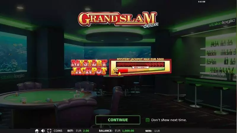 Grand Slam Deluxe StakeLogic Slots - Info and Rules