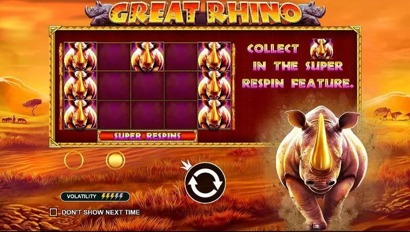 Great Rhino Pragmatic Play Slots - Info and Rules