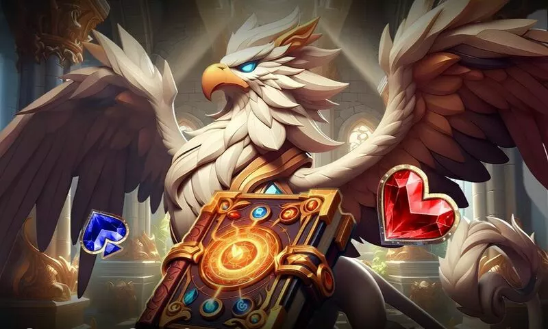 Gryphon`s Castle Deluxe Mascot Gaming Slots - Introduction Screen