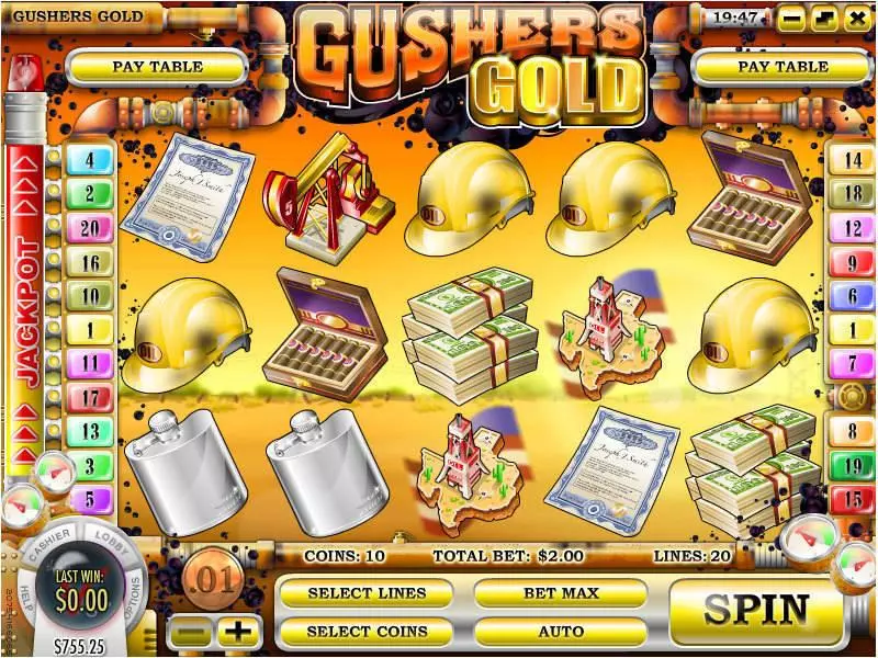 Gushers Gold Rival Slots - Main Screen Reels