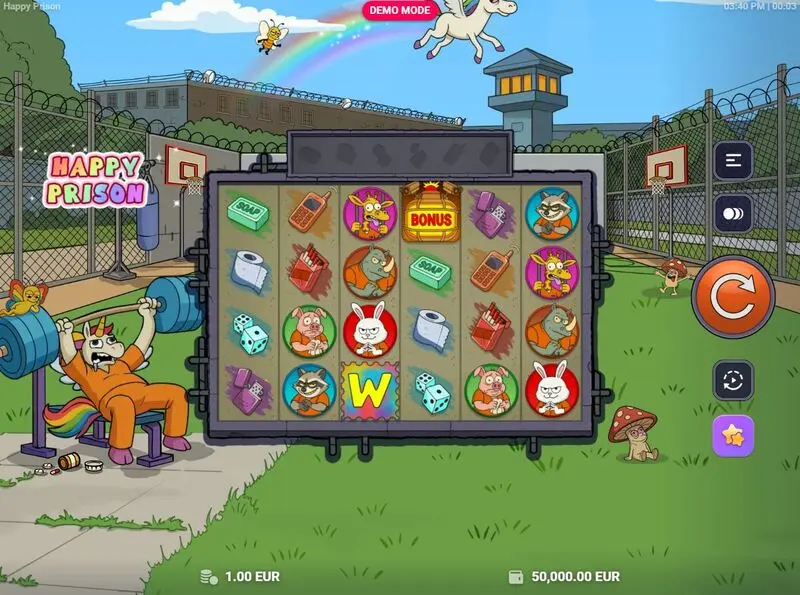 Happy Prison TrueLab Games Slots - Main Screen Reels