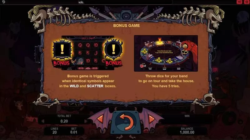 Hell's Band Booongo Slots - Info and Rules
