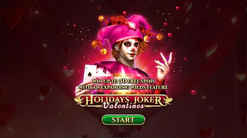 Holidays Joker – Valentines Spinomenal Slots - Introduction Screen
