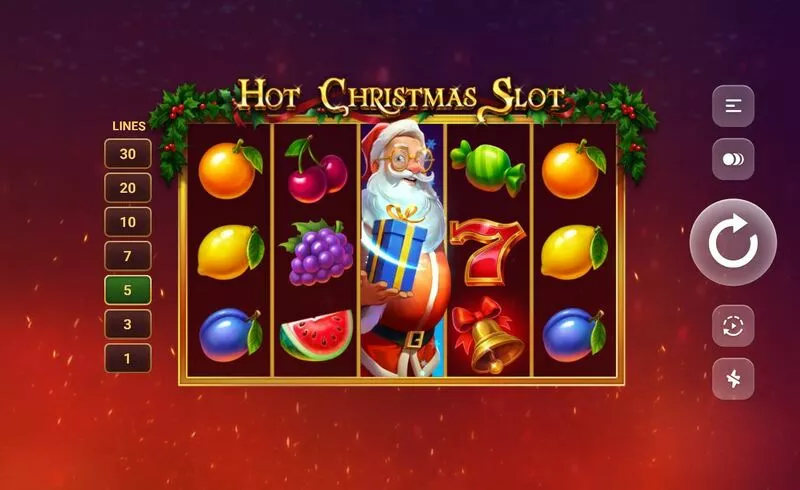 Hot Christmas Slot TrueLab Games Slots - Main Screen Reels