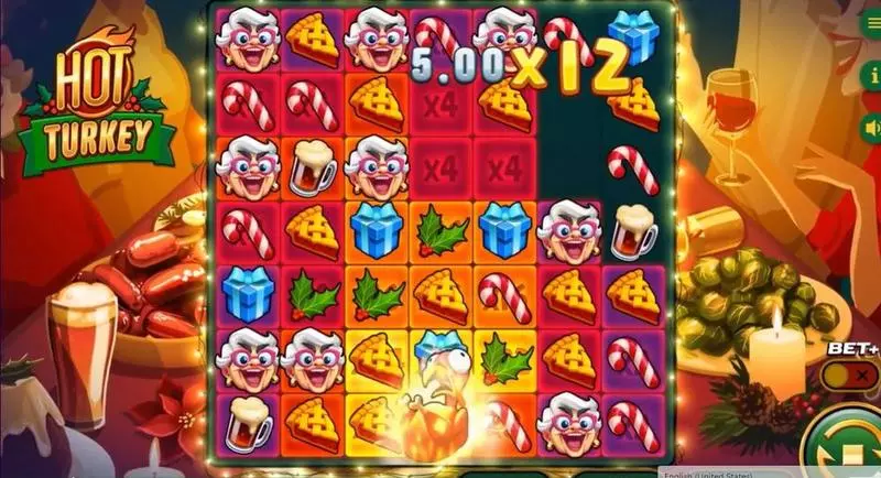 Hot Turkey Thunderkick Slots - Main Screen Reels