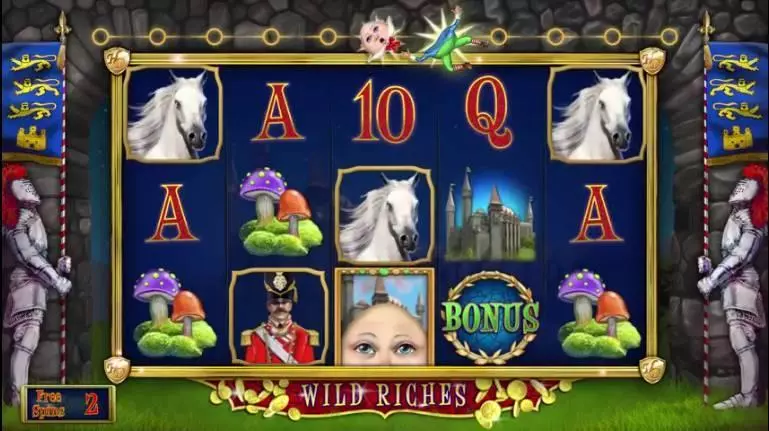 Humpty Dumpty Wild Riches 2 by 2 Gaming Slots - Main Screen Reels