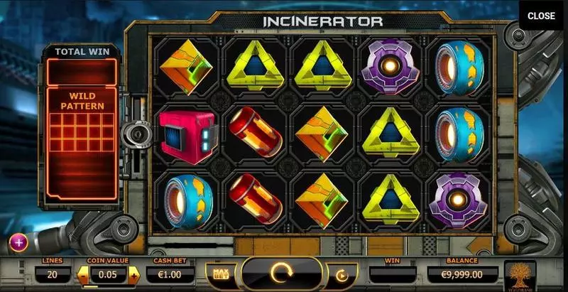 Incinerator Yggdrasil Slots - Main Screen Reels