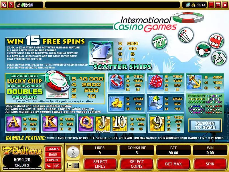 International Casino Games Microgaming Slots - Info and Rules