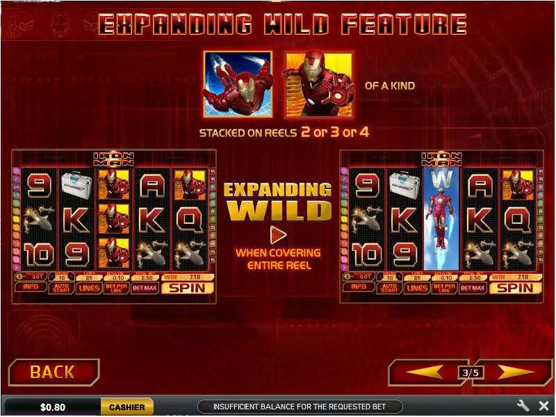 Iron Man PlayTech Slots - Bonus 2