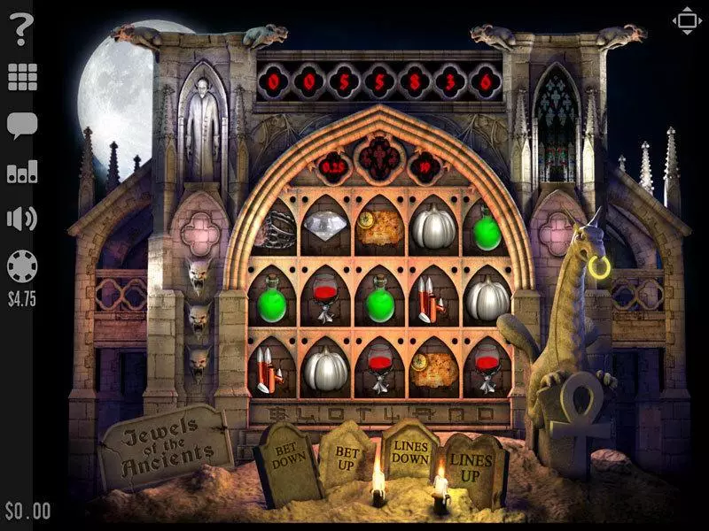 Jewels of the Ancients Slotland Software Slots - Main Screen Reels