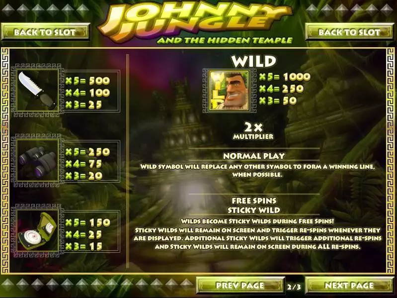 Johnny Jungle Rival Slots - Bonus 2