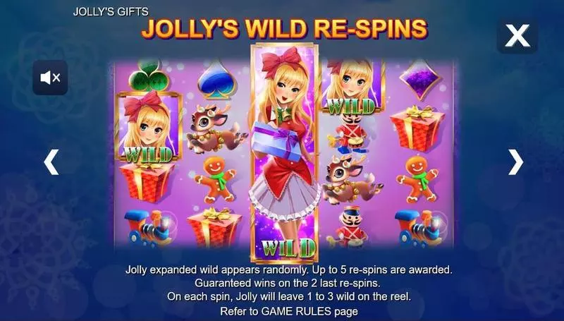 Jolly's Gifts  Side City Slots - Bonus 1