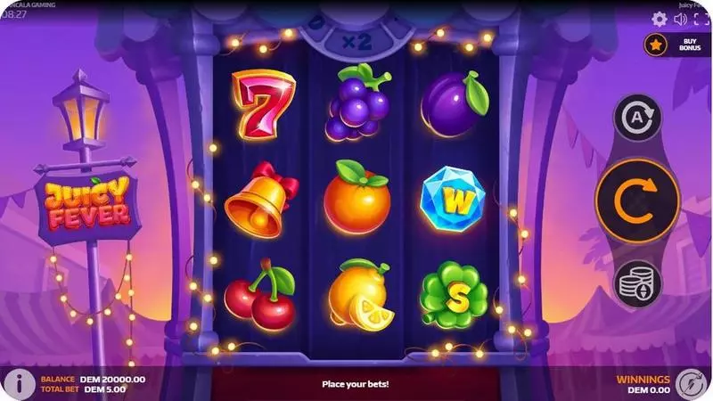 Juicy Fever Mancala Gaming Slots - Main Screen Reels