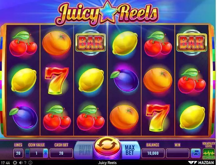 Juicy Reels Wazdan Slots - Main Screen Reels