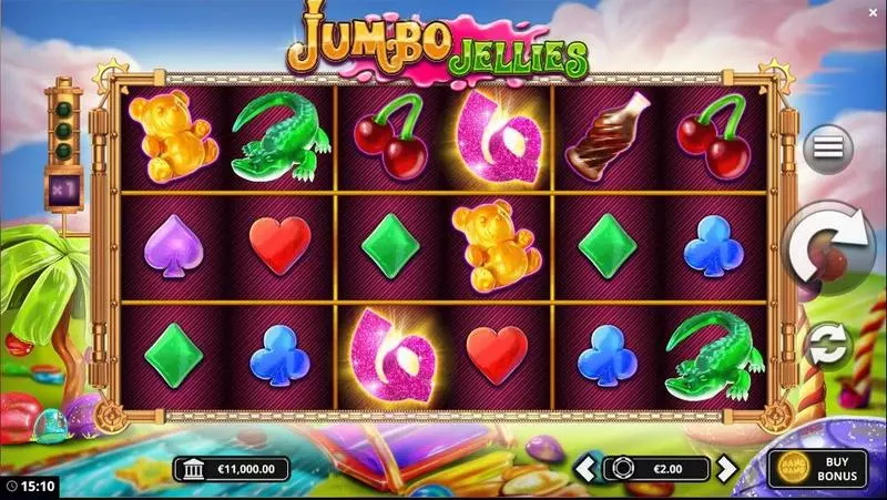 Jumbo Jellies  Bang Bang Games Slots - Main Screen Reels
