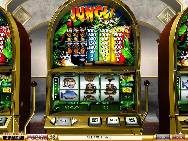 Jungle Boogie PlayTech Slots - Main Screen Reels