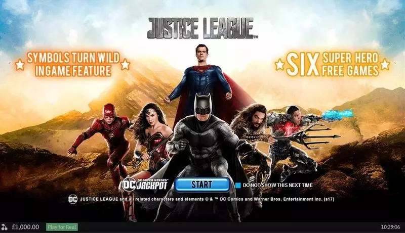 Justice League PlayTech Slots - Info and Rules