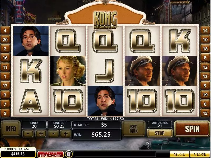 King Kong PlayTech Slots - Bonus 4