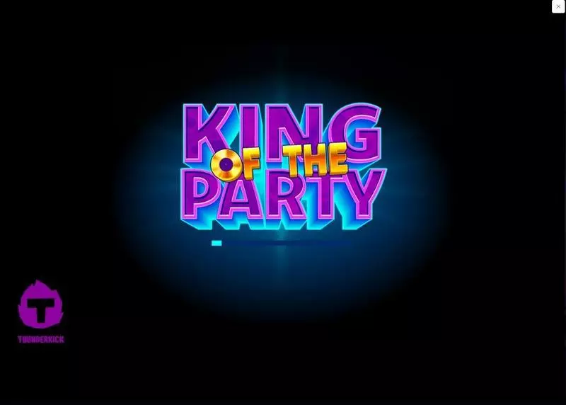 King of the Party Thunderkick Slots - Introduction Screen