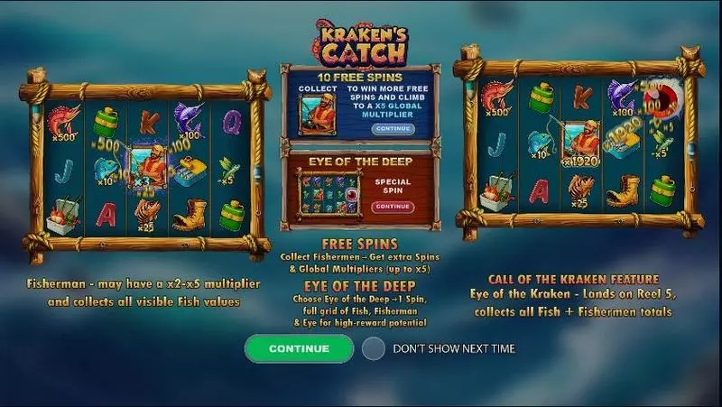 Kraken’s Catch StakeLogic Slots - Info and Rules