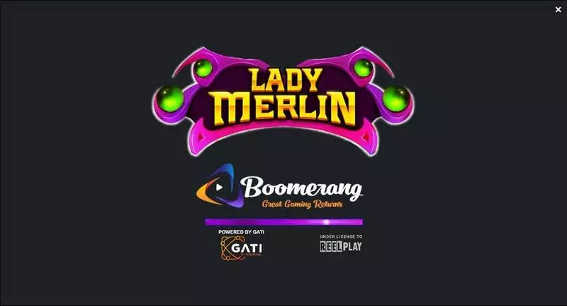 Lady Merlin ReelPlay Slots - Introduction Screen