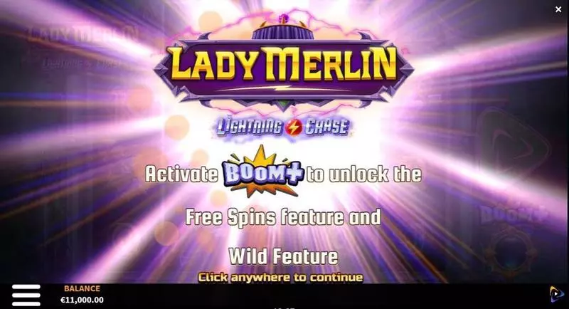 Lady Merlin Lightning Chase ReelPlay Slots - Info and Rules