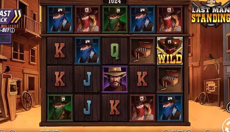 Last Man Standing Slotmill Slots - Main Screen Reels